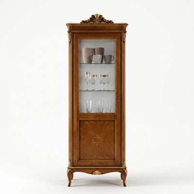 Woonkamer dressoir glazen kast vitrine eetkamer dressoir houten kasten meubels