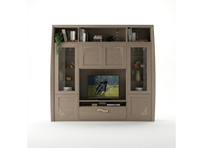 Woonkamer wandkast vitrine hout woonkamer meubels tv kasten design vitrinekasten