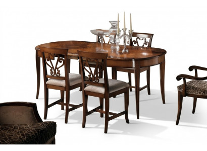 Meubel Inrichtingsgroep Tafel + 4 Stoel Set 5-delig Eettafel Set Eetkamer