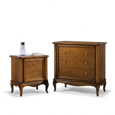 Nachtkastje consoles slaapkamer bijzettafel modern design meubels hout bruin