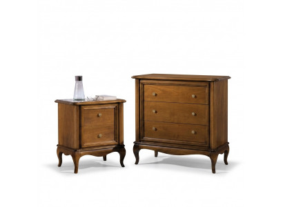 Nachtkastje consoles slaapkamer bijzettafel modern design meubels hout bruin
