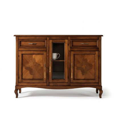 Kommode Sideboard Regal Kast Planken Massief Hout Meubels uit Italië Kasten