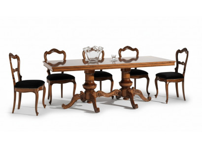 Eettafel Luxe Tafel Massief Houten Meubels Italië Eetkamertafels