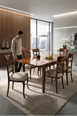 Tafel Houten tafel Barok Rococo Eetkamer Koninklijke eettafel Klassieke tafels