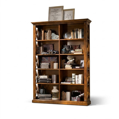 Boekenkast Kast Plank Massief hout meubels Vitrinekast Kantoor Inrichting Kasten Nieuw