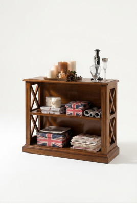 Boekenkast Vitrine Vitrinekasten Klassieke kast Boekenkast Hout Nieuw