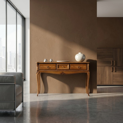Console houten telefoontafel bijzettafels tafels meubels console Italië nieuw
