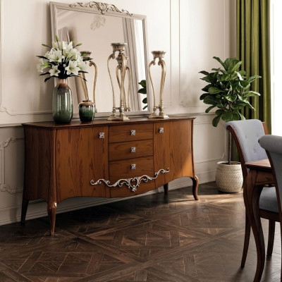 Kast laden hout dressoir woonkamer dressoir kasten massief.
