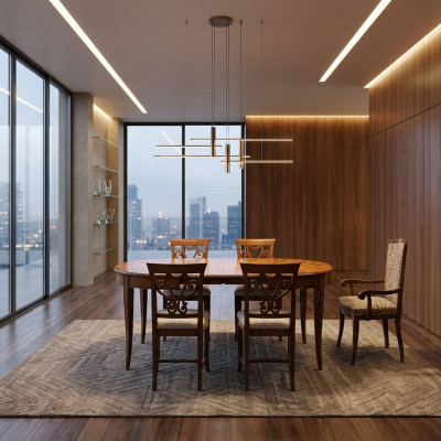 Eettafel + 4x stoelen Stoel Eetkamerset Eetgroep Modern Tafel Tafelset