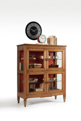 Woonkamer dressoir glazen kast vitrine eetkamer dressoir houten kasten meubels