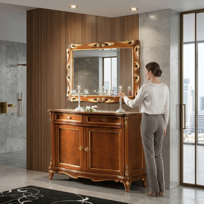 Sideboards Houten Kast Meubels Ladenkast Bruin Ladenkast Dressoir Massief