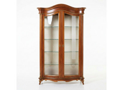 Massief houten vitrinekast glazen kast massief houten vitrine woonkamer meubels dressoir nieuw
