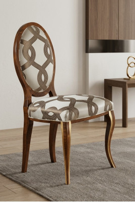 Eetkamer houten meubels stoelen luxueus design gestoffeerde stoel met leuning kantoor meubels nieuw