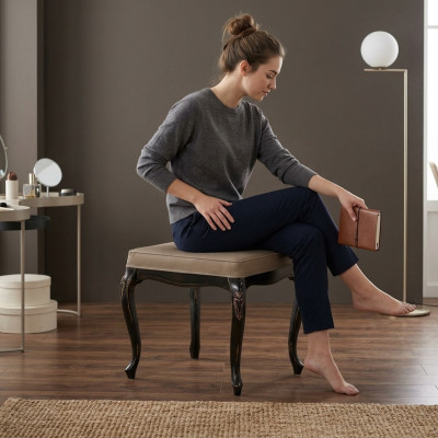 Poef Bekleding Bank Voetenbank Ottomaan Zithocker Zitpoef Woonkamer Designer