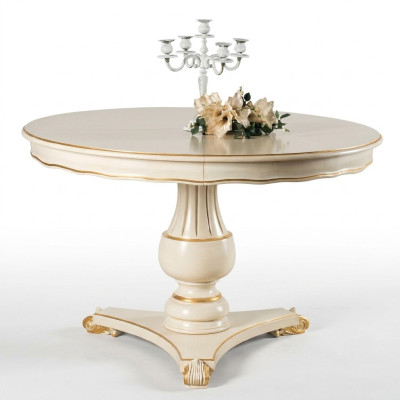 Ronde eettafel Eettafels Eettafels Stijlen Elisa Eettafels Luxe meubels Hout