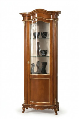 Woonkamer meubels Glazen kast Vitrine Houten vitrines Glazen kast Kasten Planken