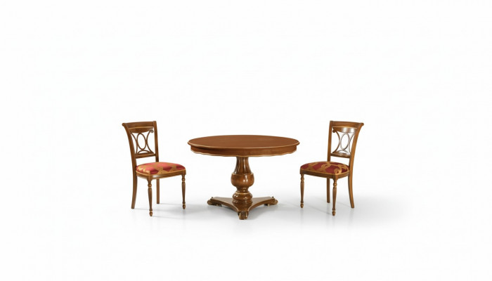 Compleet set eettafel 2 stoelen eetkamerset eetgroep houten tafels 3-delig