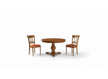 Compleet set eettafel 2 stoelen eetkamerset eetgroep houten tafels 3-delig