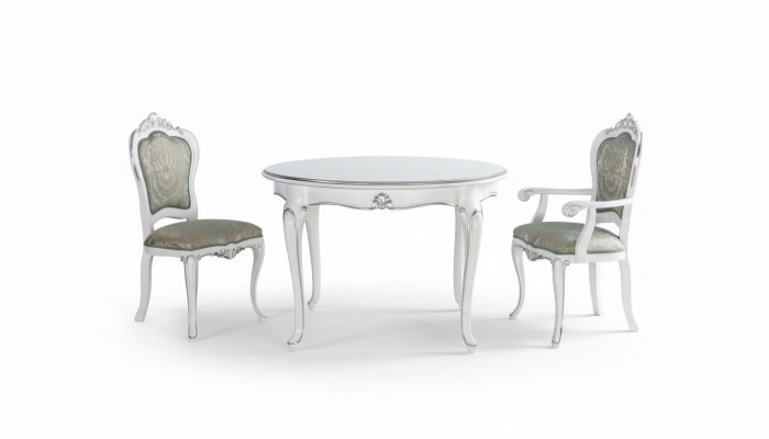 Tafel Set 2x Stoel Eetkamerstoel Stoelen Hout Luxe Eetkamerset Ensemble 3-delig Nieuw