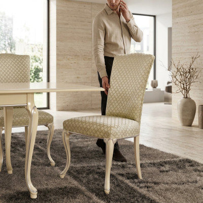 Klassieke stoelen Stoelontwerper Houten stoel Eetkamerstoel Luxe Fauteuil Meubels