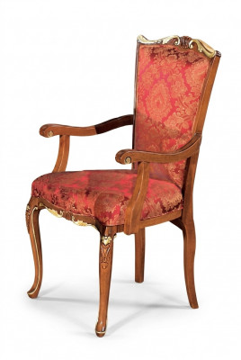 Armstoelen Klassieke stoelen Eetkamer Italiaanse meubels Hout Luxe stoel Nieuw