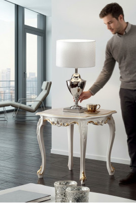 Bijzettafel Hout Tafels Klassieke Salontafel Koffietafel Italiaanse meubels
