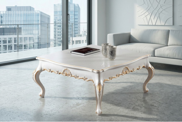 Salontafel Bijzettafel Woonkamer Houten Tafels Bijzettafel Italiaanse Stijl Tafel Wit
