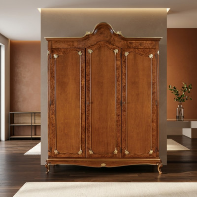 Kledingkast Houten kast Massief slaapkamer meubels Hout Echt hout Nieuw