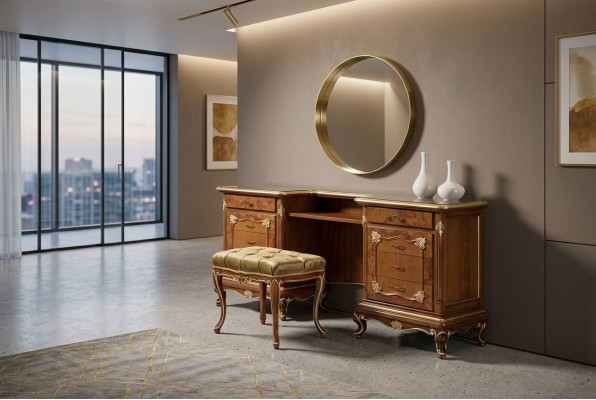 Slaapkamer houten wandtafel tafel console kaptafels meubels secretaris nieuw