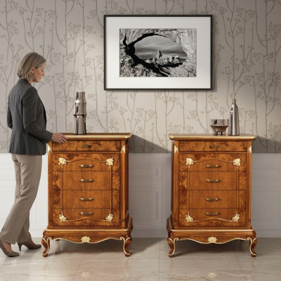 Klassiek design dressoirs commode kast hoge kast dressoir laden hout