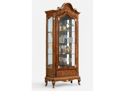 Kasten Houten Vitrines Glazen kast Massiefhouten vitrine Woonkamer Meubels Dressoir