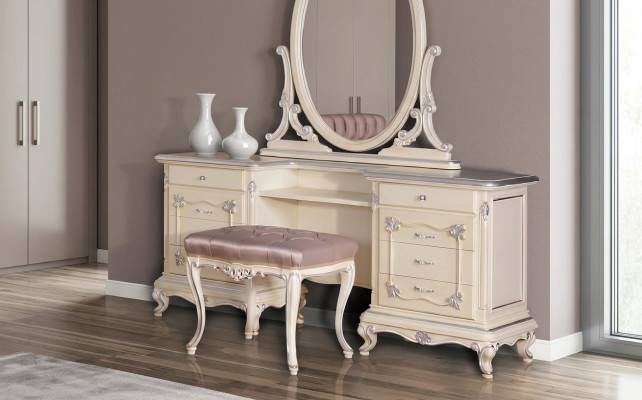 Schminktafel ontwerp houten tafel consoles Italiaanse meubels.