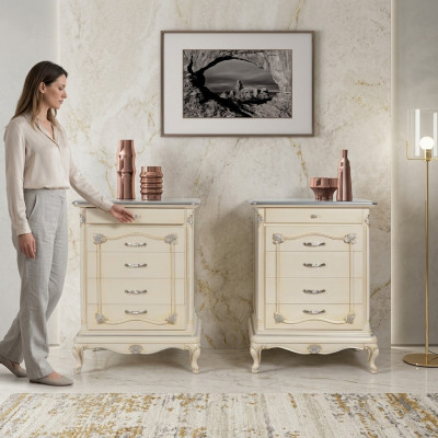 Lade houten dressoir kast kasten Italië Laden woonkamer hoge kast