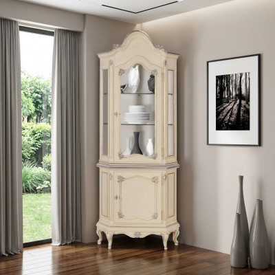 Vitrines massief houten glazen kast echt houten vitrine woonkamermeubels dressoir