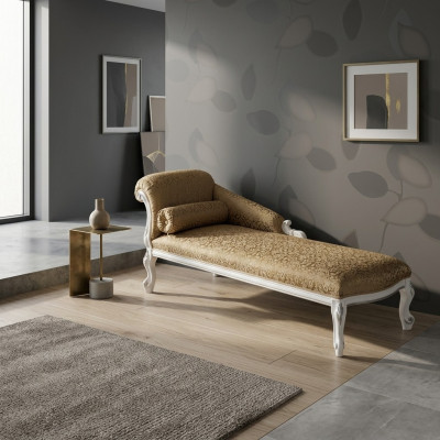Luxe ligstoel ligstoel chaise longue chaise longue art deco textiel comfort