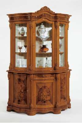 Vitrine Italiaanse luxe meubels vitrine dressoir kast glas design kasten