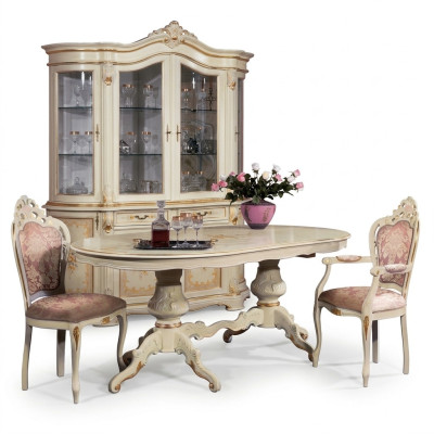 Eetkamerset Eethoek Klassiek echt houten set Stoelset 2x stoelen 3-delig