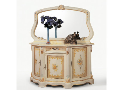 Elegante stijl meubels slaapkamer ladekast kast klassieke dressoir met spiegel