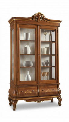 xxl Glazen kast Klassieke kasten Luxe dressoir Italiaanse meubels Dressoir  xxl Glazen kast Klassieke kasten Luxe dressoir Italiaanse meubels Dressoir