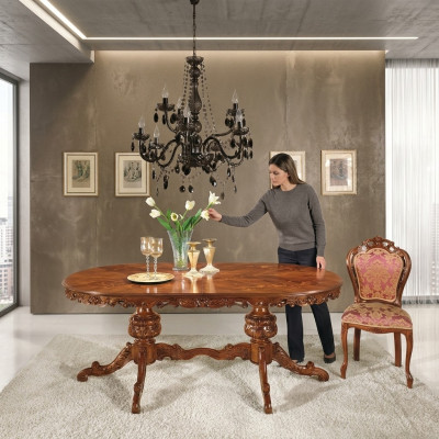 Meubels Inrichting Groep Tafel + 2 Stoelen Set 3-delig Eettafel Set Eetkamer