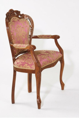 Klassieke stoelen Stoel Ontwerper Houten eetkamerstoel Luxe houten leunstoel