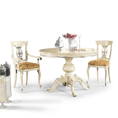 Meubel eetset tafel 2 stoelen eettafel set 3-delig eetkamer klassiek meubel