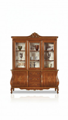 Italiaanse meubel vitrine kast woonkamer dressoir kasten vitrines xxl groot