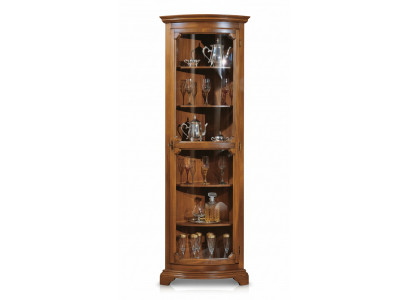 Kasten Houten vitrines Glazen kast Massief houten vitrine Woonkamer meubels Dressoir