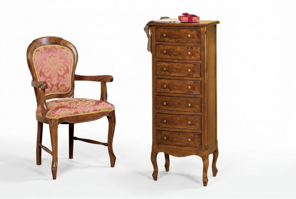 Italiaanse meubels hoge kast ladekast met laden dressoir commodes hout Nieuw