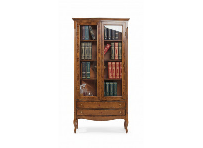 Woonkamer vitrinekast boekenplank dressoir klassieke meubels houtrekken hout Woonkamer vitrinekast boekenplank dressoir klassieke meubels houtrekken hout