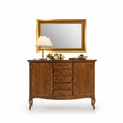 Luxe dressoir spiegel groep houten console dressoir laden dressoirs consoles