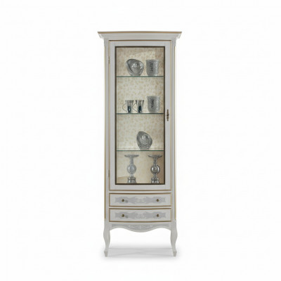 Woonkamer rtv vitrine tv dressoir kast tafel vitrinekast hout meubelset 3-delig