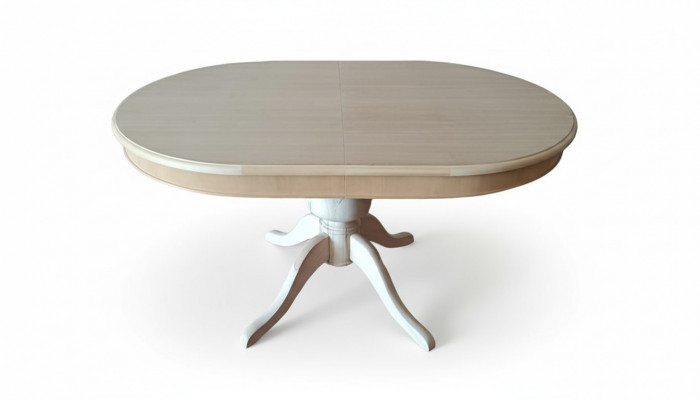 Ronde eettafel eetkamertafels woonkamer ronde tafel 135 x 91 cm houten meubels