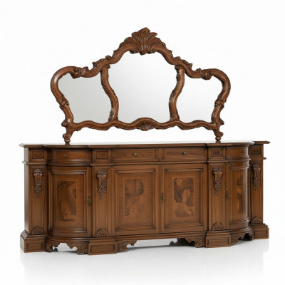 Dressoir ladekast spiegel hout console dressoir laden consoles.